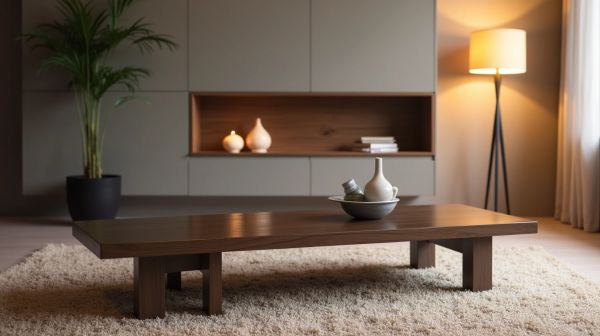 Un meuble polyvalent pour un salon moderne : la table basse