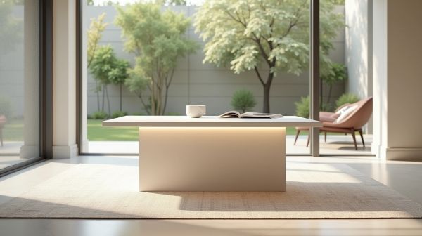 Un meuble polyvalent pour un salon moderne : la table basse